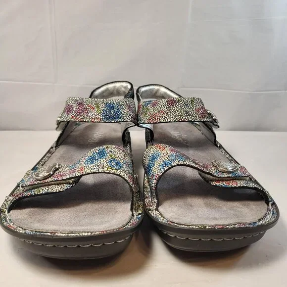 Alegria by PG Lite Vienna Backstrap Sandal Size 38 EU Multi Mosaic - Picture 3 of 9